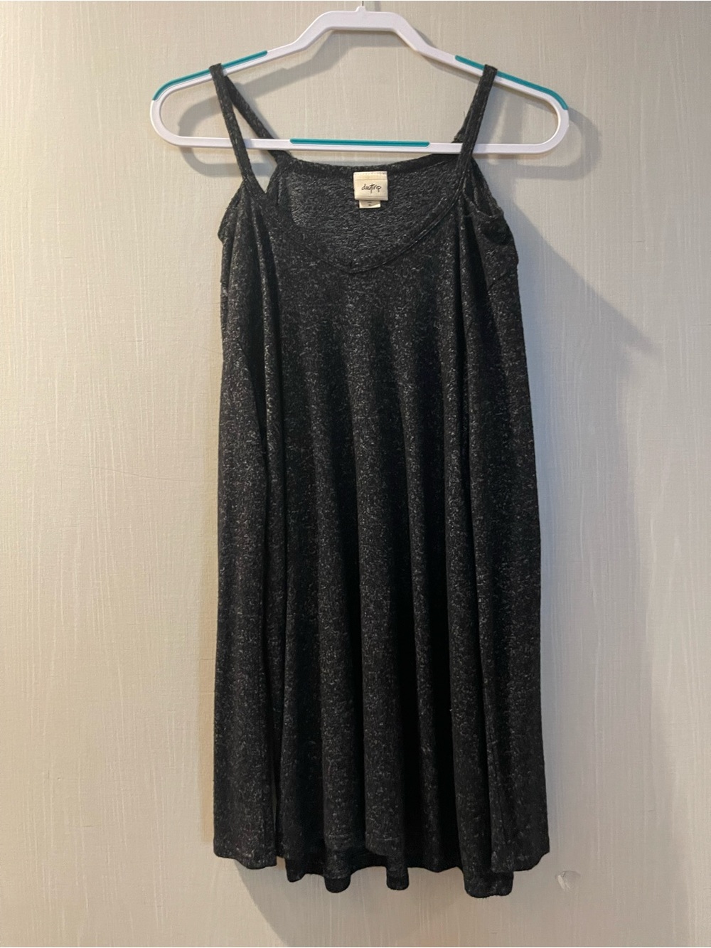 Daytrip Black Sparkle open shoulder long sleeve shirt women’s XL